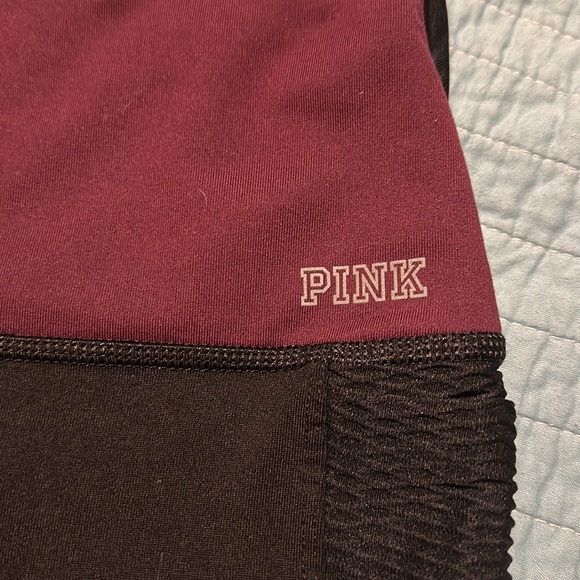 Pink Victoria Secret Ultimate Athletic Leggings - Picture 2 of 4